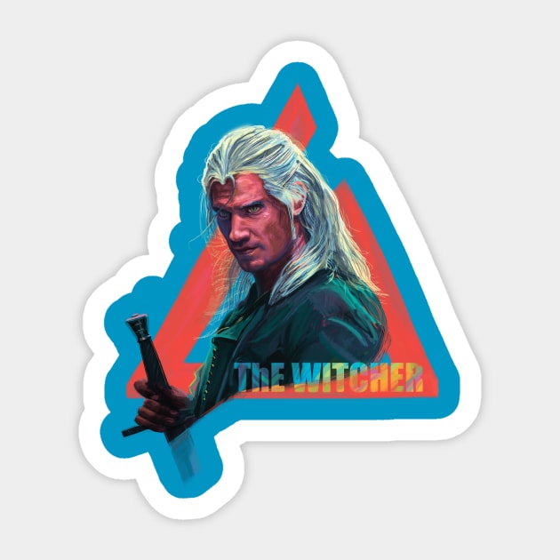 The Witcher Sticker by Girgis